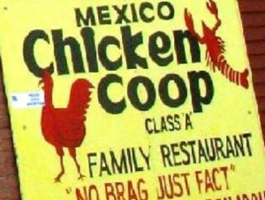17 mexico chicken sign